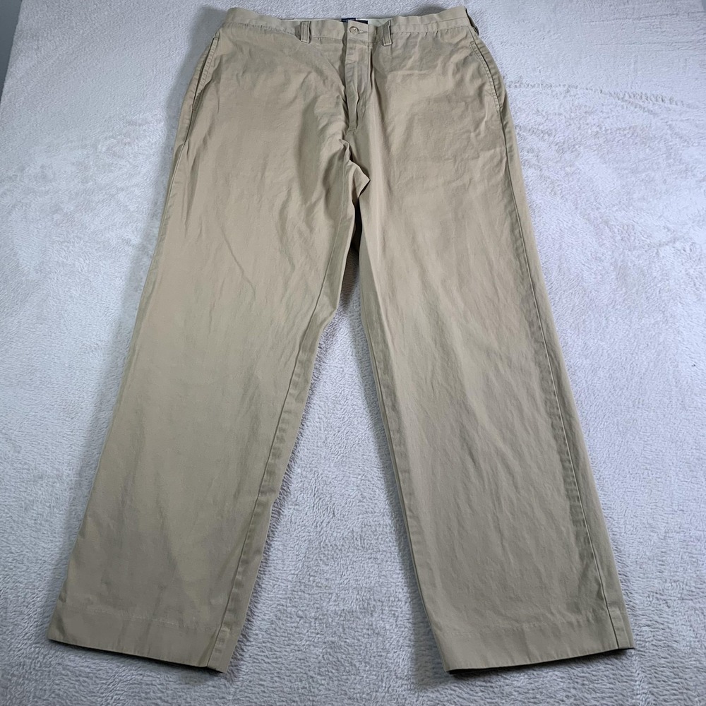 Polo Ralph‎ Lauren Pants Mens 34x30 Khaki Beige Cotton Chino Straight Leg Casual